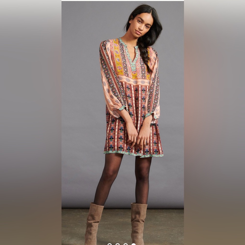 Anthropologie Agatha Tunic Dress, size Large